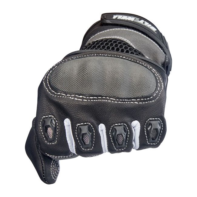 Guante Moto Biltwell Bridgeport Gris/Negro - URA Moto