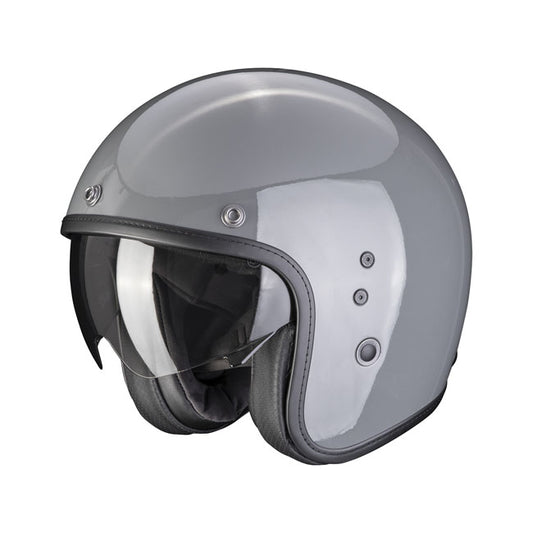 Casco Moto Scorpion Belfast Evo Solid Gris Cemento - URA Moto