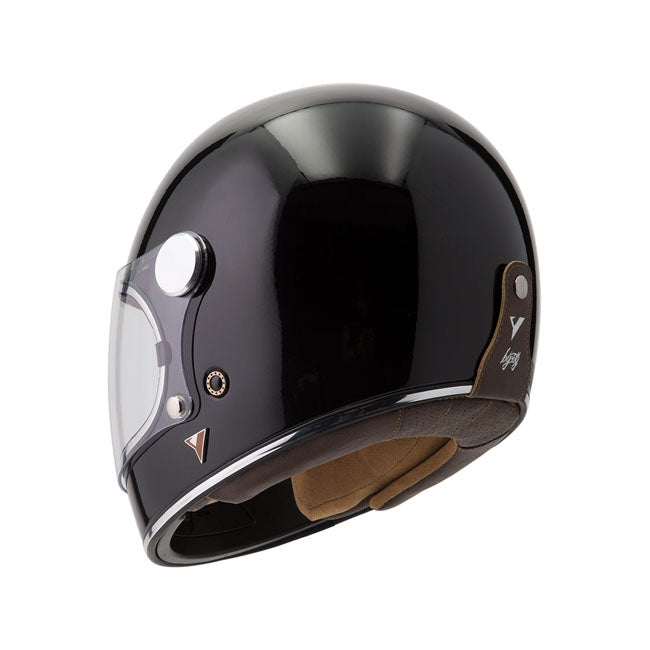 Casco Moto Integral BY City Roadster Black Shiny - URA Moto