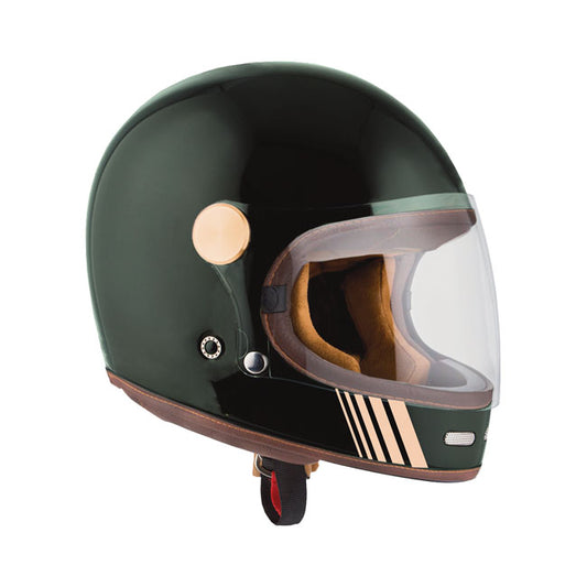 Casco Moto Integral BY City Roadster Dark Green - URA Moto