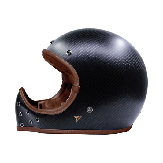 Casco Moto Integral BY City Rock Carbon Black - URA Moto