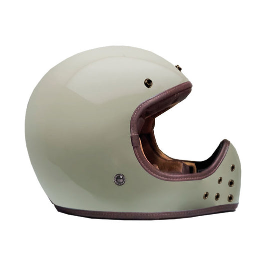 Casco Moto Integral BY City Rock White Bone - URA Moto