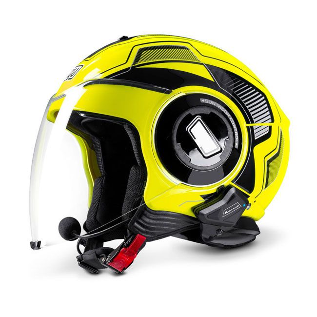 Intercomunicador Casco Moto Bluetooth Midland BT Mini Doble - URA Moto