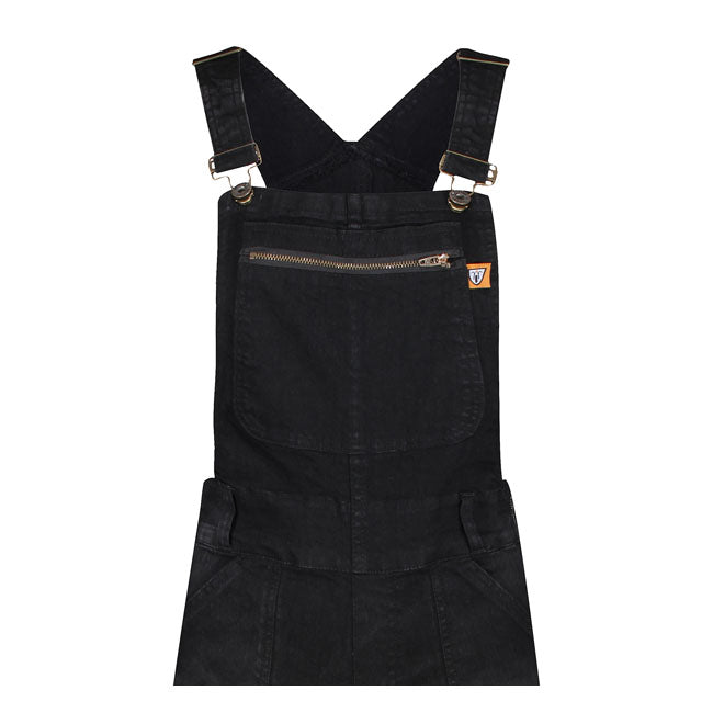 Pantalón Peto Moto DUNGRI MotoGirl Irene Negro Mujer - URA Moto