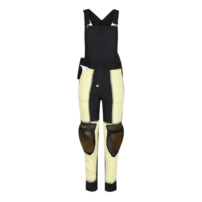 Pantalón Peto Moto DUNGRI MotoGirl Irene Negro Mujer - URA Moto