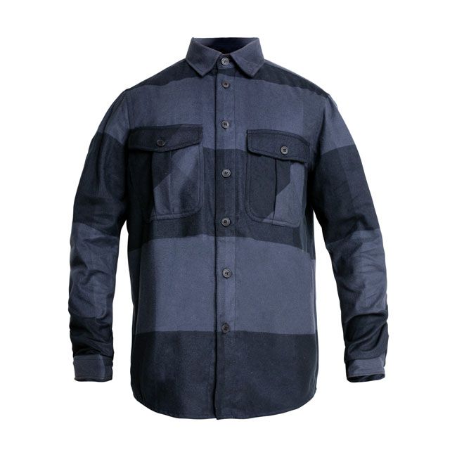Camisa John Doe Motoshirt XTM© Bick Block Gris/Negro - URA Moto