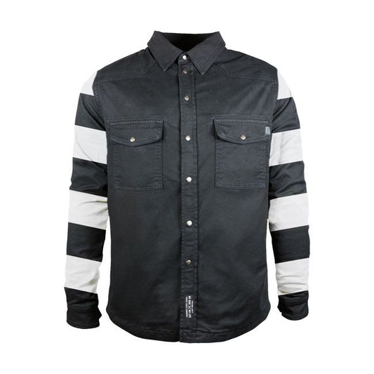 Camisa John Doe Motoshirt XTM© Prison Negro/Blanco - URA Moto