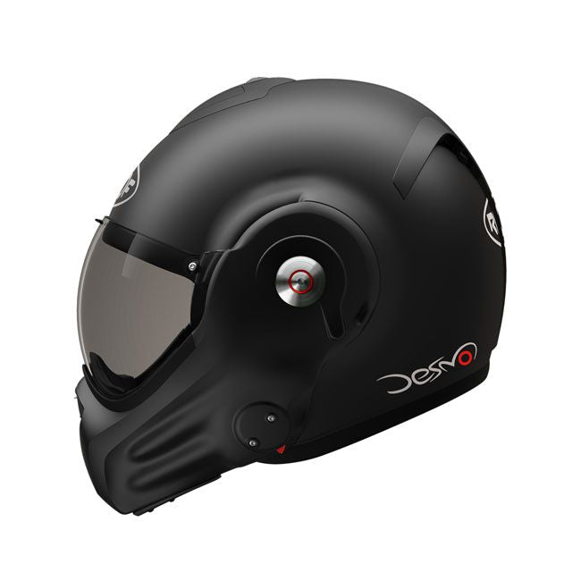 Casco moto Roof Modular Desmo Negro Mate - URA Moto