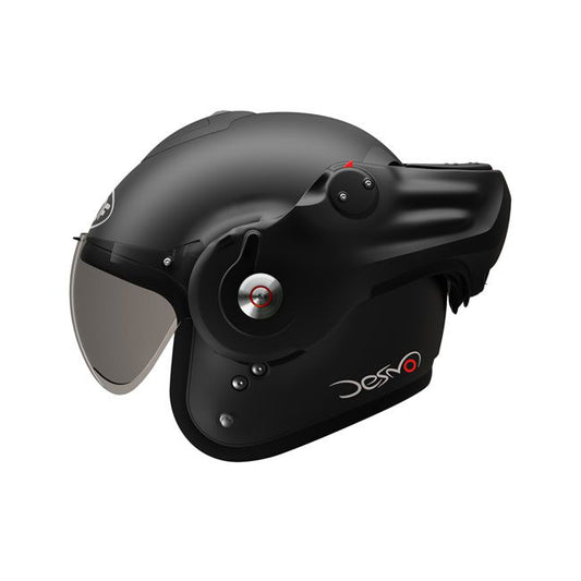 Casco moto Roof Modular Desmo Negro Mate - URA Moto