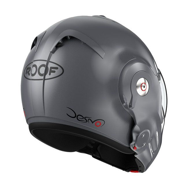 Casco moto Roof Modular Desmo Mate Gris Mate - URA Moto