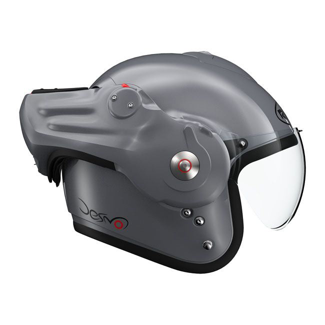 Casco moto Roof Modular Desmo Mate Gris Mate - URA Moto