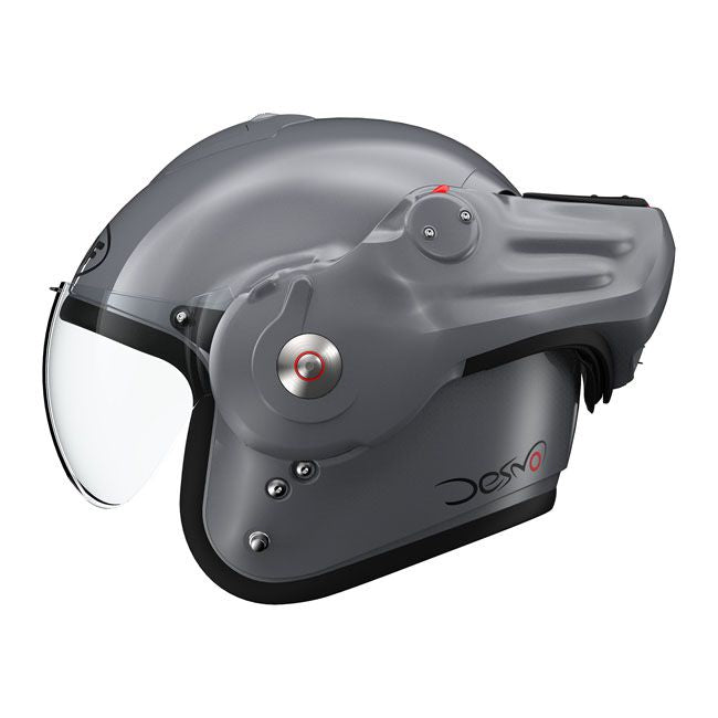 Casco moto Roof Modular Desmo Mate Gris Mate - URA Moto