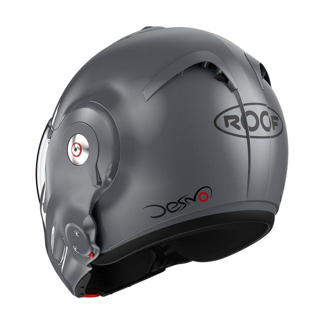 Casco moto Roof Modular Desmo Mate Gris Mate - URA Moto