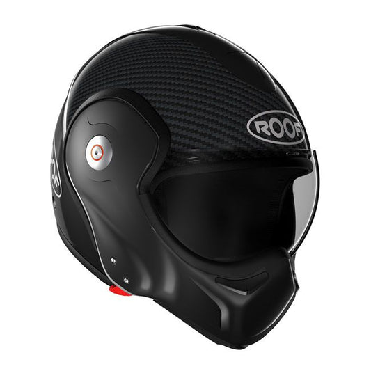 Casco moto Roof Modular Boxxer Carbon Black - URA Moto