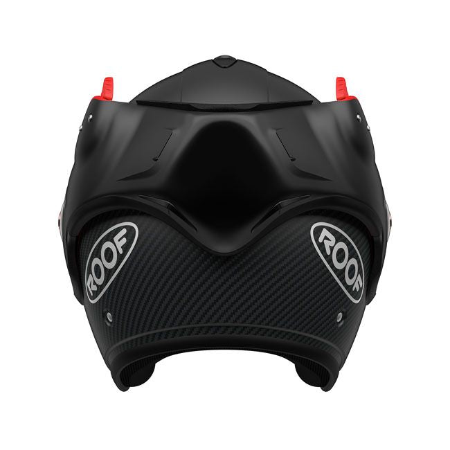 Casco moto Roof Modular Boxxer Carbon Negro Mate - URA Moto