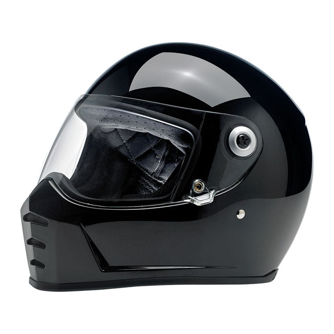 Casco Moto Integral Biltwell Lane Splitter Gloss Black - URA Moto