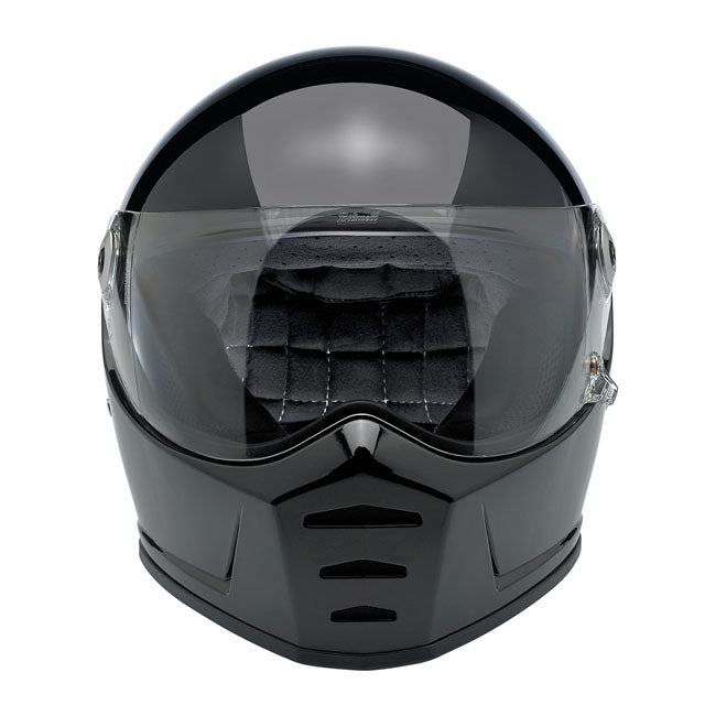 Casco Moto Integral Biltwell Lane Splitter Gloss Black - URA Moto