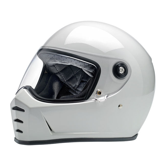 Casco Moto Integral Biltwell Lane Splitter Gloss White - URA Moto