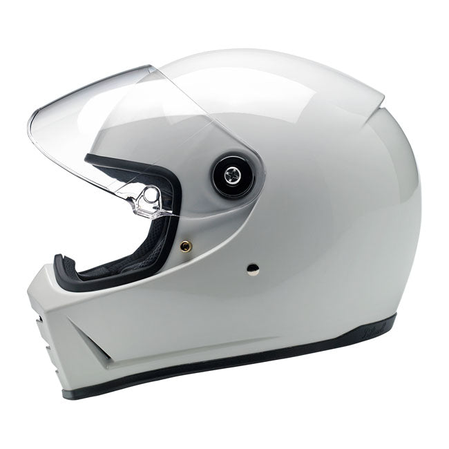 Casco Moto Integral Biltwell Lane Splitter Gloss White - URA Moto