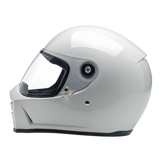 Casco Moto Integral Biltwell Lane Splitter Gloss White - URA Moto