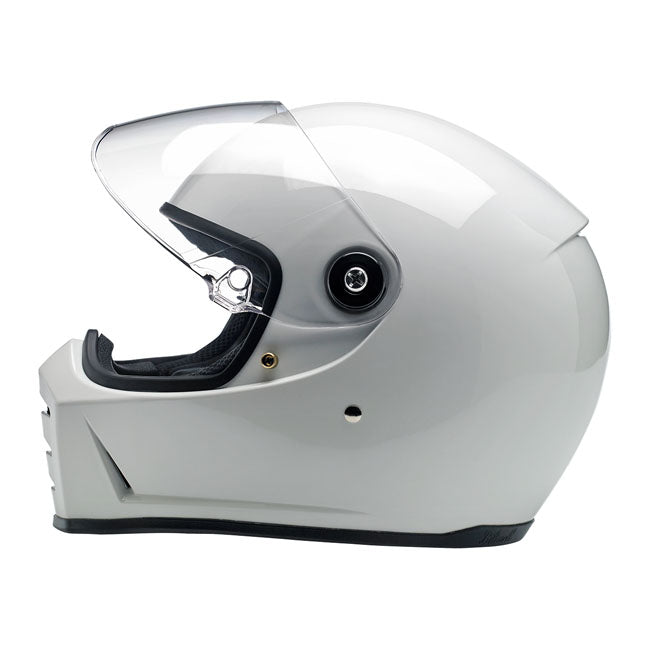 Casco Moto Integral Biltwell Lane Splitter Gloss White - URA Moto