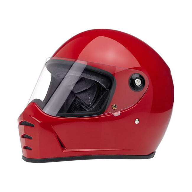 Casco Moto Integral Biltwell Lane Splitter Gloss Blood Red - URA Moto