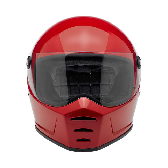 Casco Moto Integral Biltwell Lane Splitter Gloss Blood Red - URA Moto