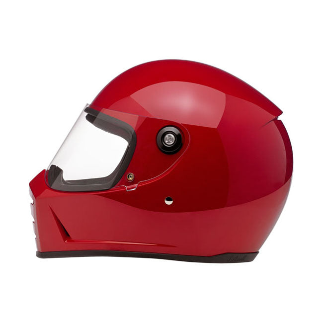 Casco Moto Integral Biltwell Lane Splitter Gloss Blood Red - URA Moto