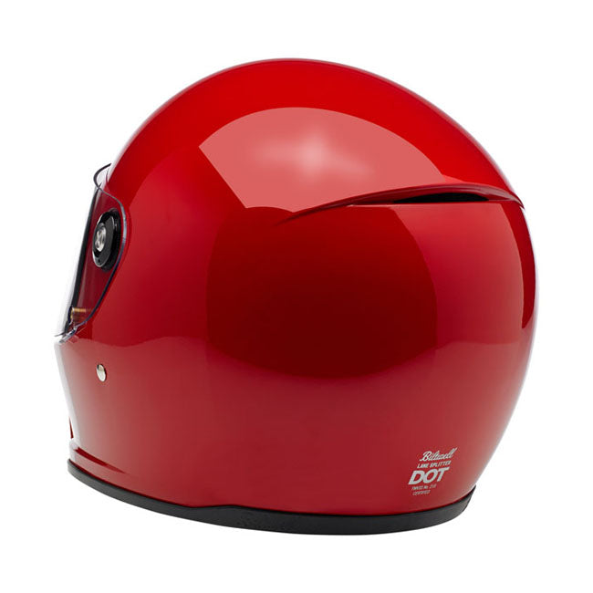 Casco Moto Integral Biltwell Lane Splitter Gloss Blood Red - URA Moto