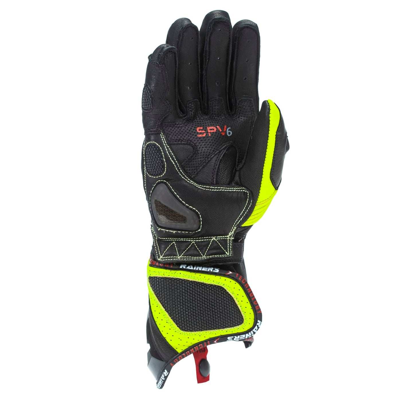 Guantes Moto Racing Rainers SPV6 Fluor - URA Moto