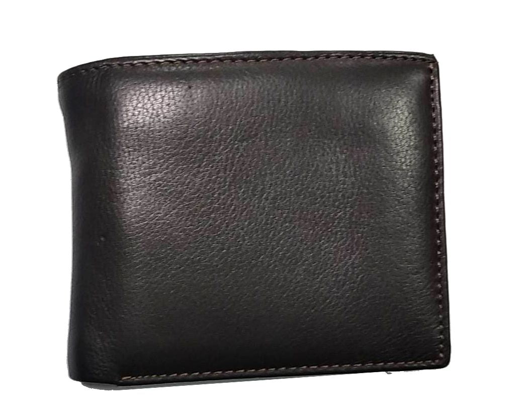 Cartera Piel Marrón Hombre - URA Moto