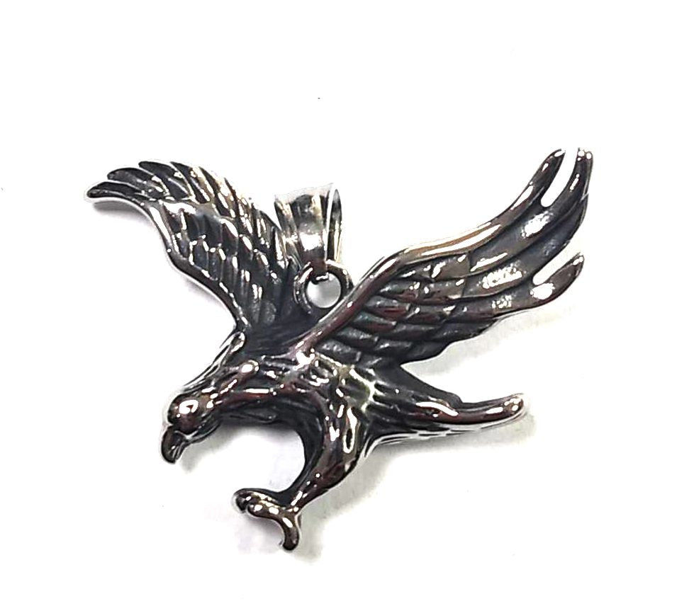 Colgante acero Aguila Alas Abiertas - URA Moto
