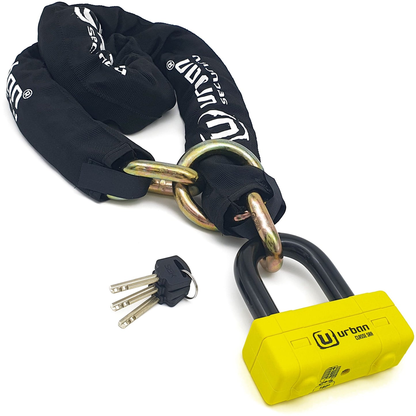 Antirrobo Moto Cadena Urban UR74120L - URA Moto