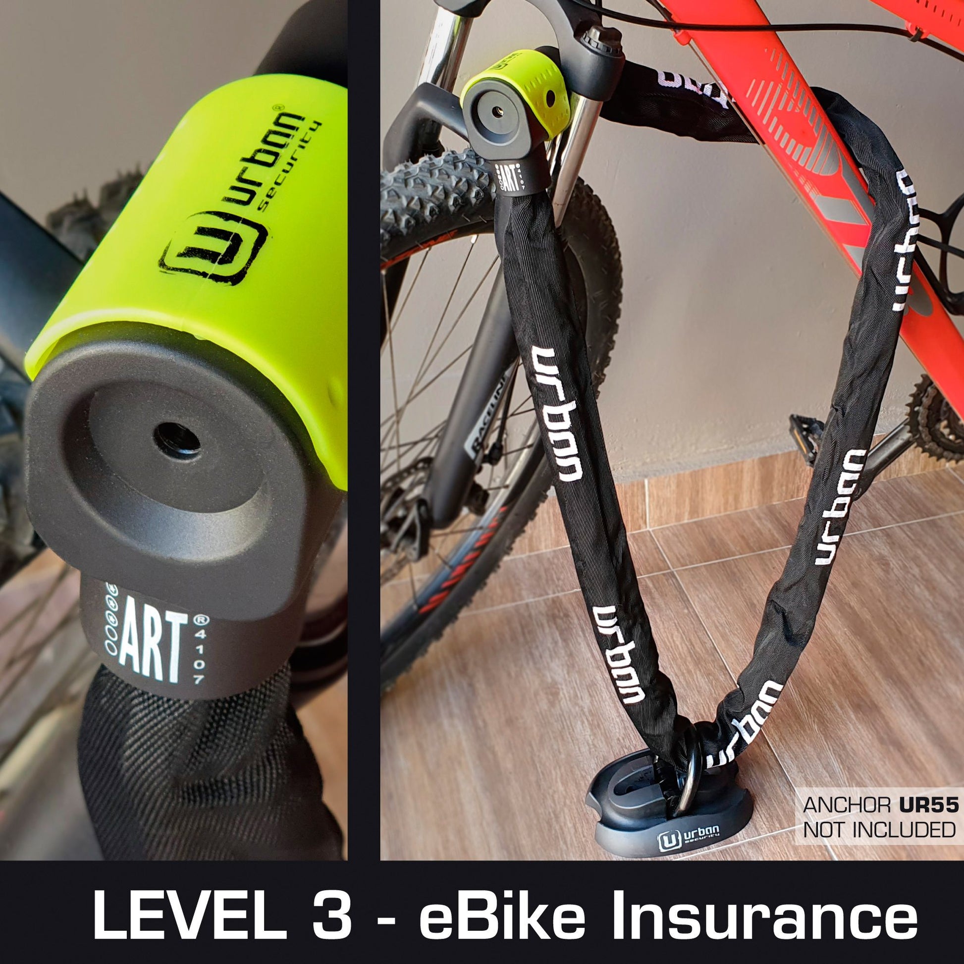 Antirrobo Moto Cadena Urban 10K170 - URA Moto