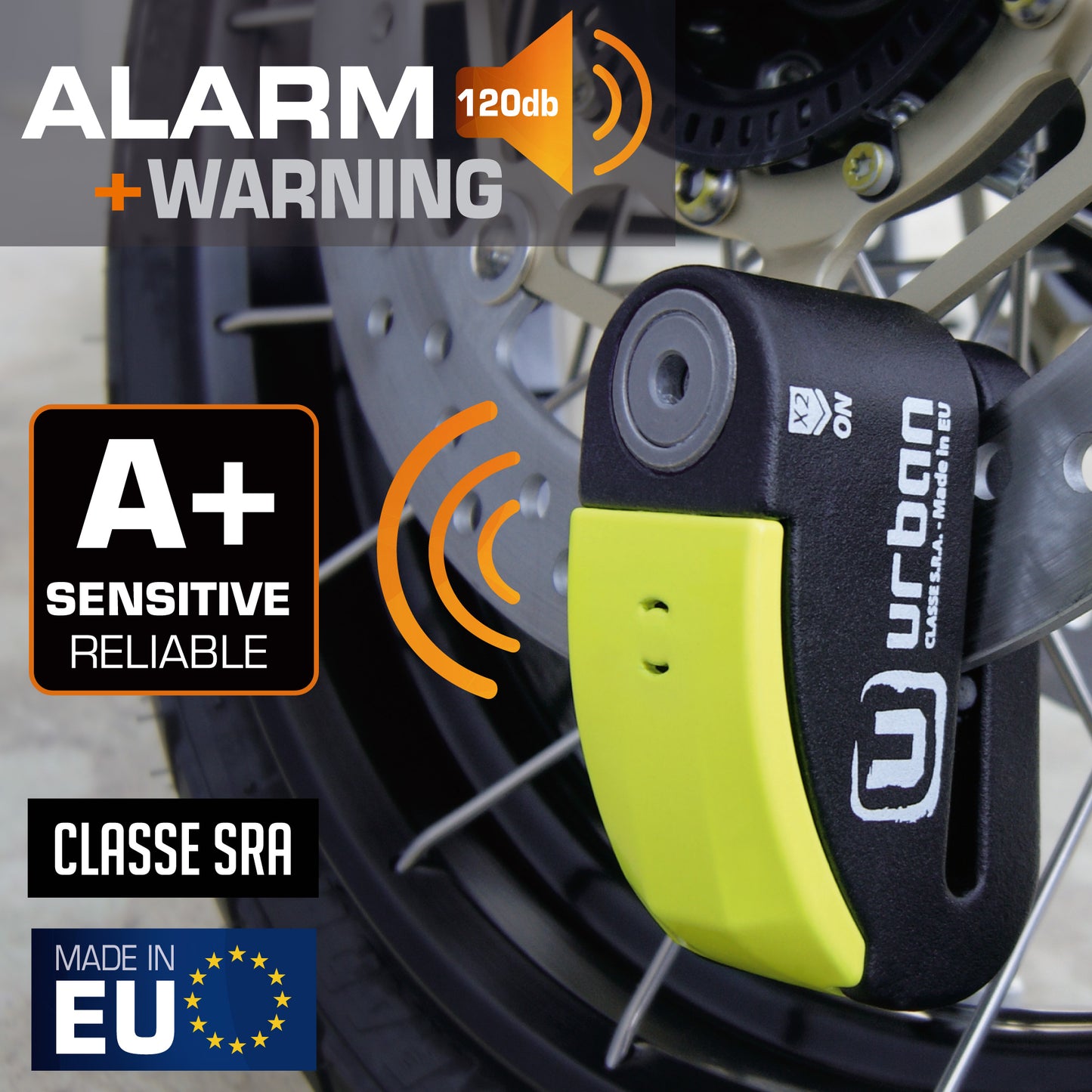 Antirrobo Alarma Moto Urban 999 - URA Moto