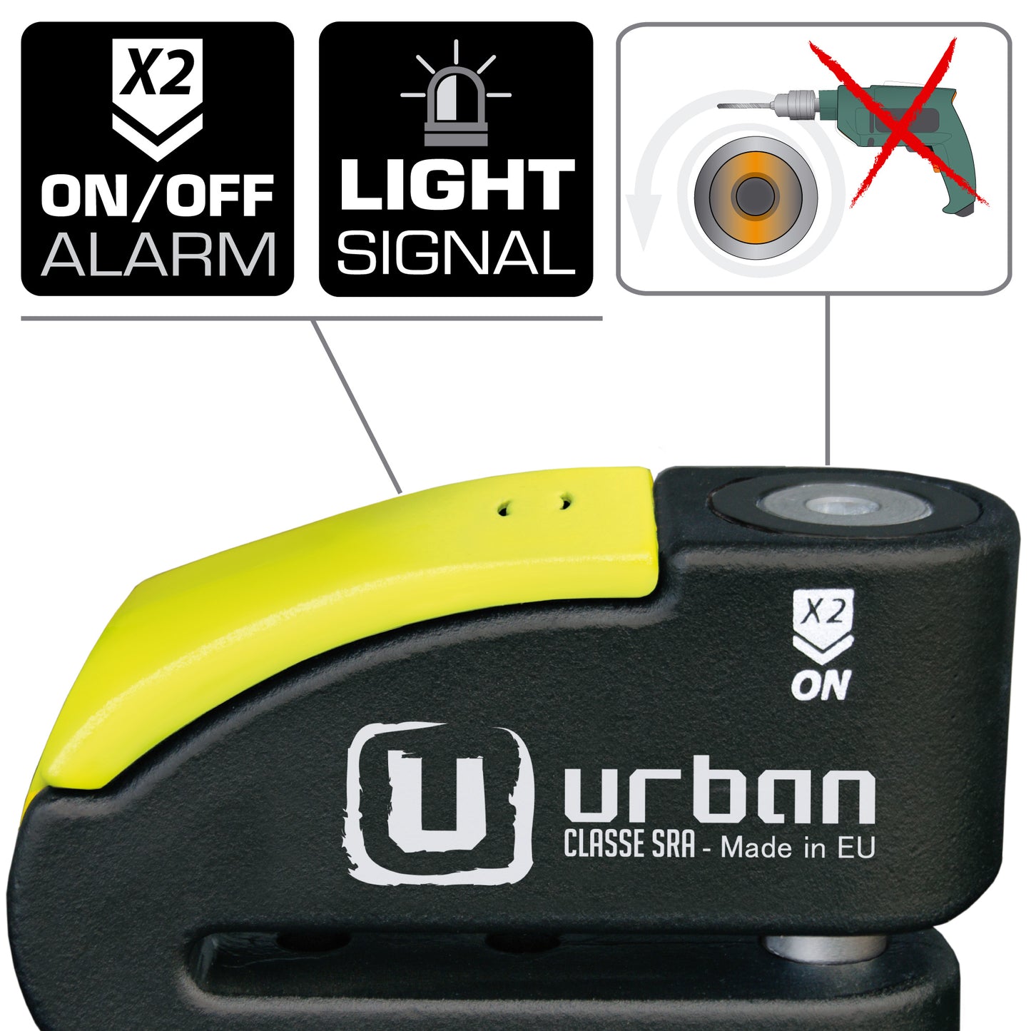 Antirrobo Alarma Moto Urban 999 - URA Moto