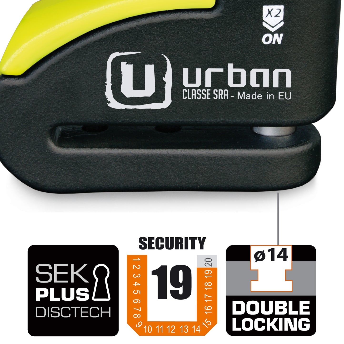 Antirrobo Alarma Moto Urban 999 - URA Moto