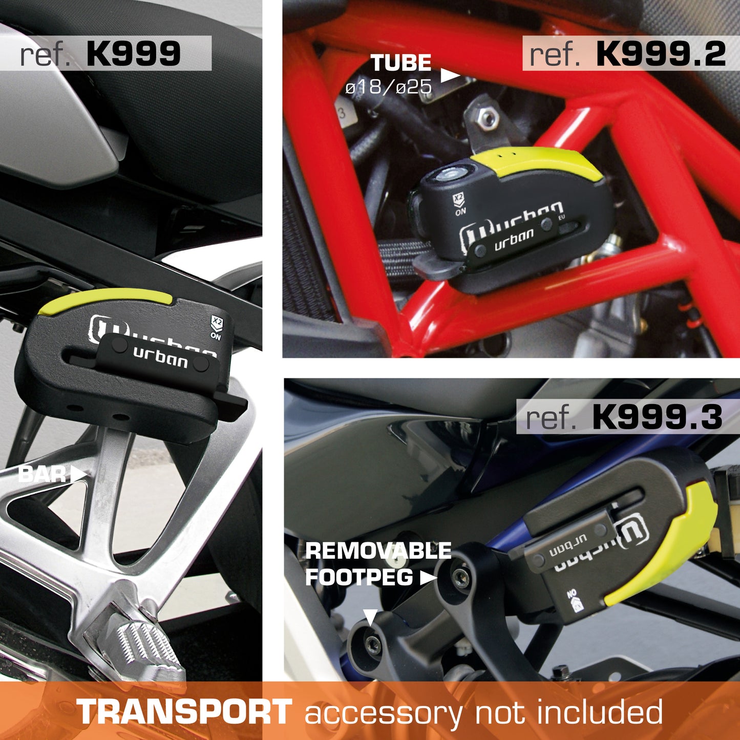 Antirrobo Alarma Moto Urban 999 - URA Moto