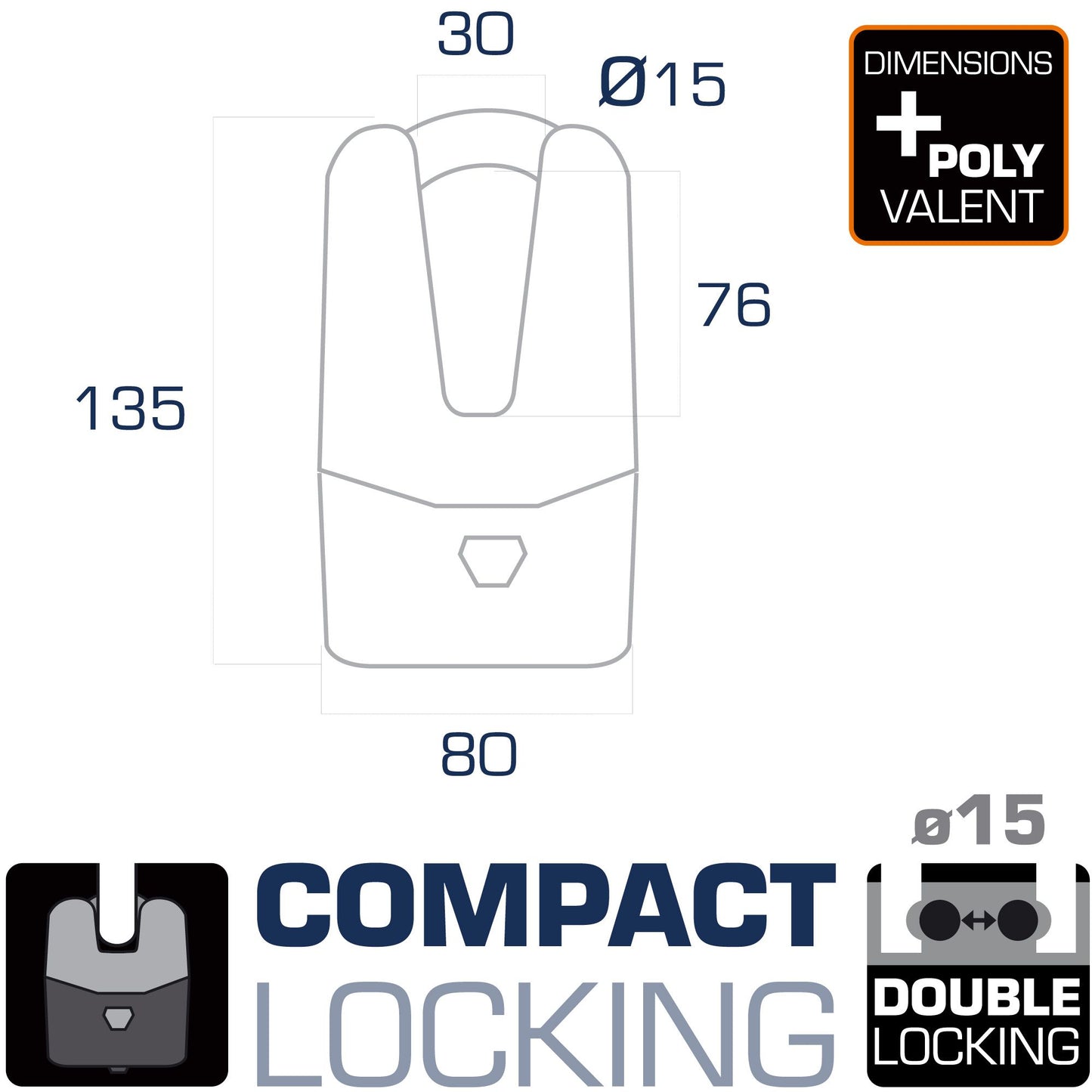 Antirrobo Moto Urban U9DY - URA Moto