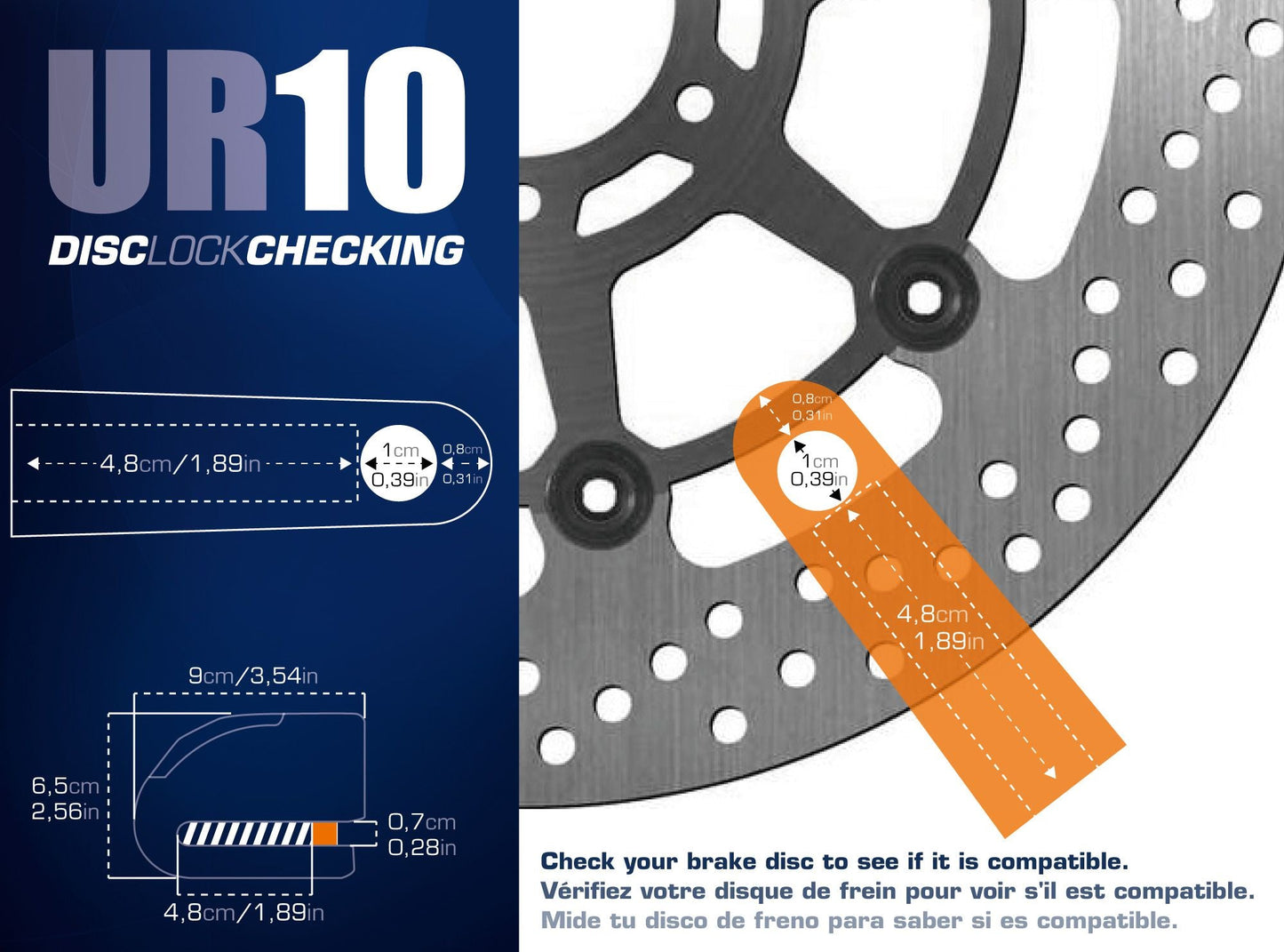 Antirrobo Alarma Moto Urban UR10 - URA Moto
