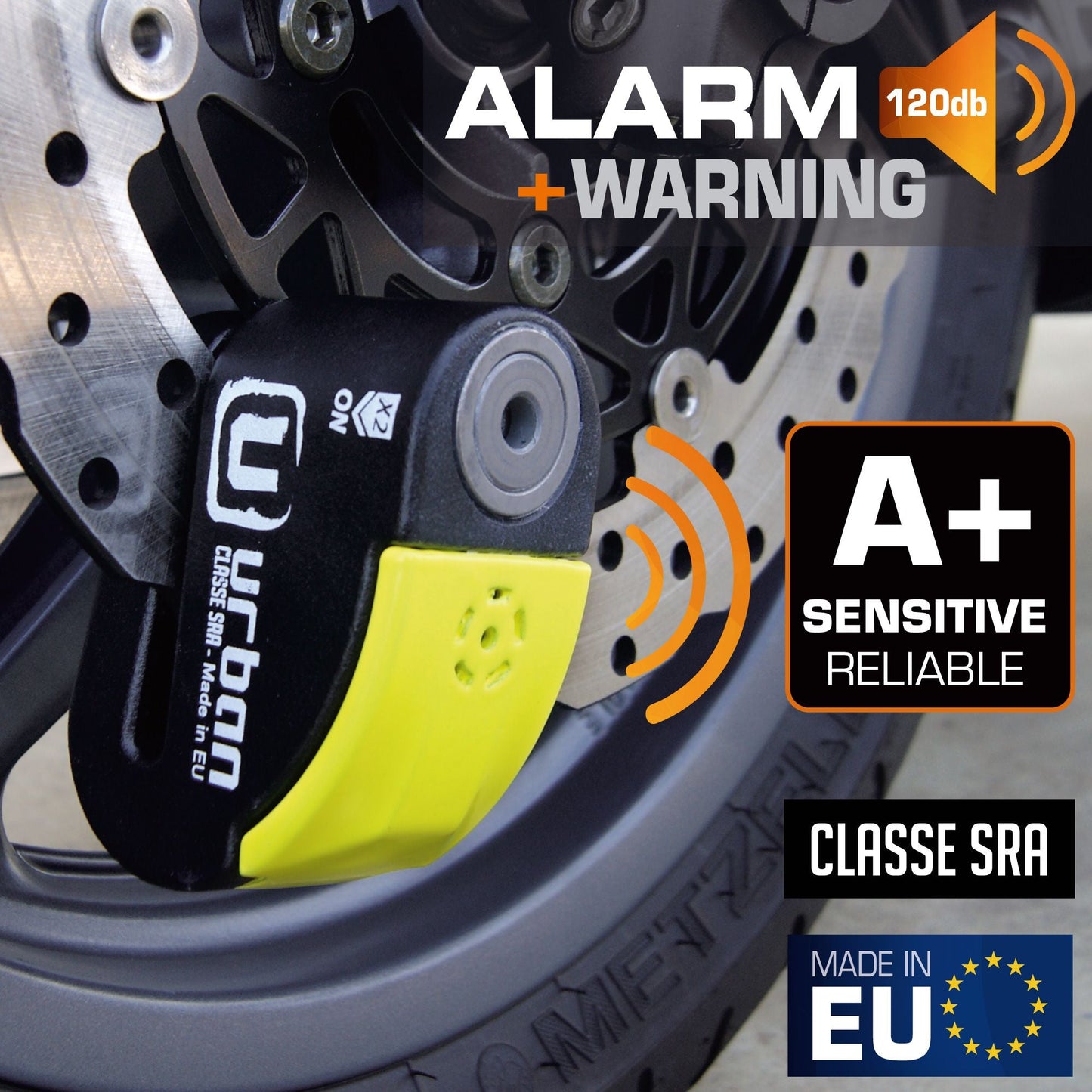 Antirrobo Alarma Moto Urban UR10 - URA Moto