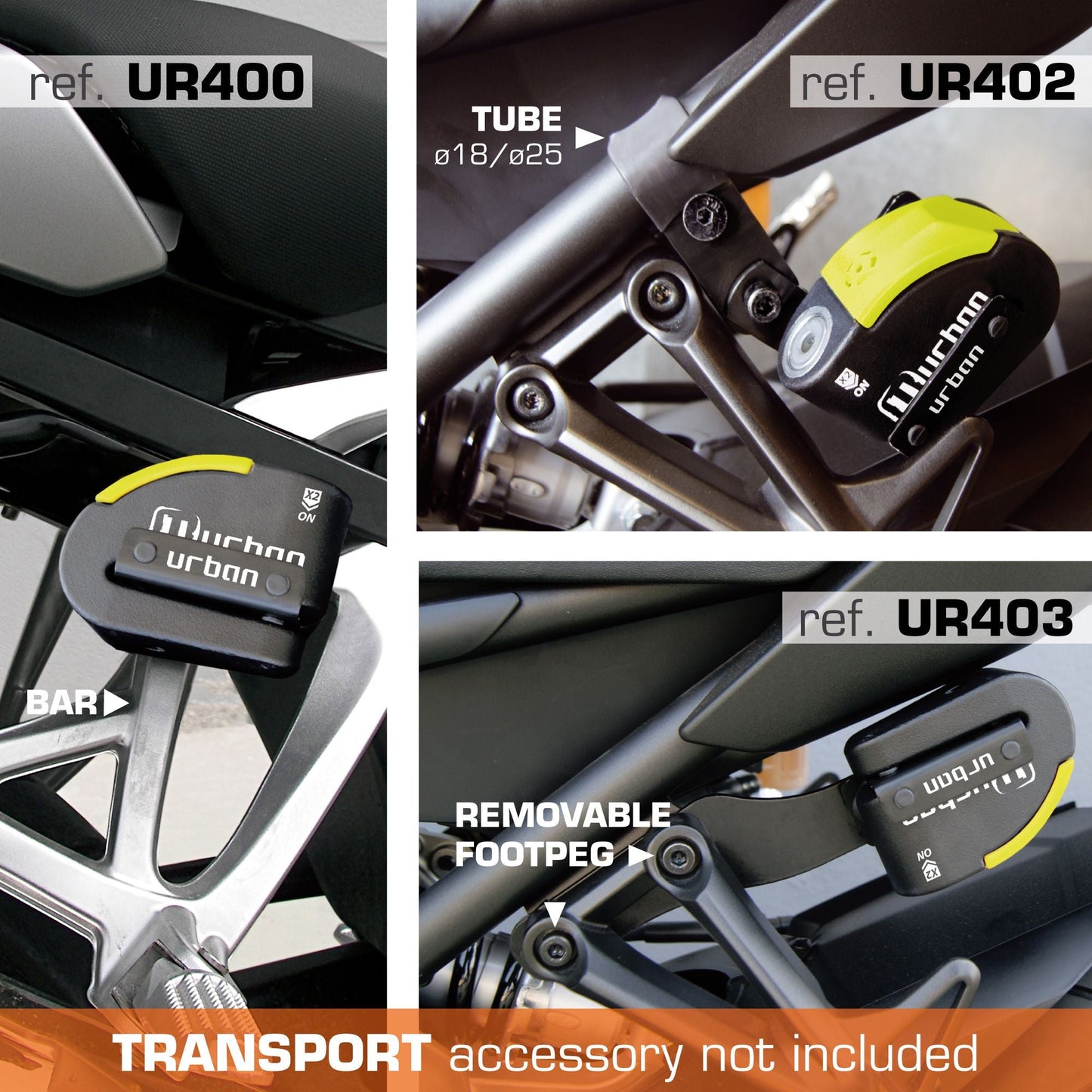 Antirrobo Alarma Moto Urban UR10 - URA Moto