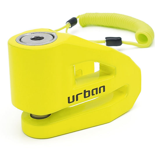 Antirrobo Moto Disco Urban UR208 Amarillo - URA Moto