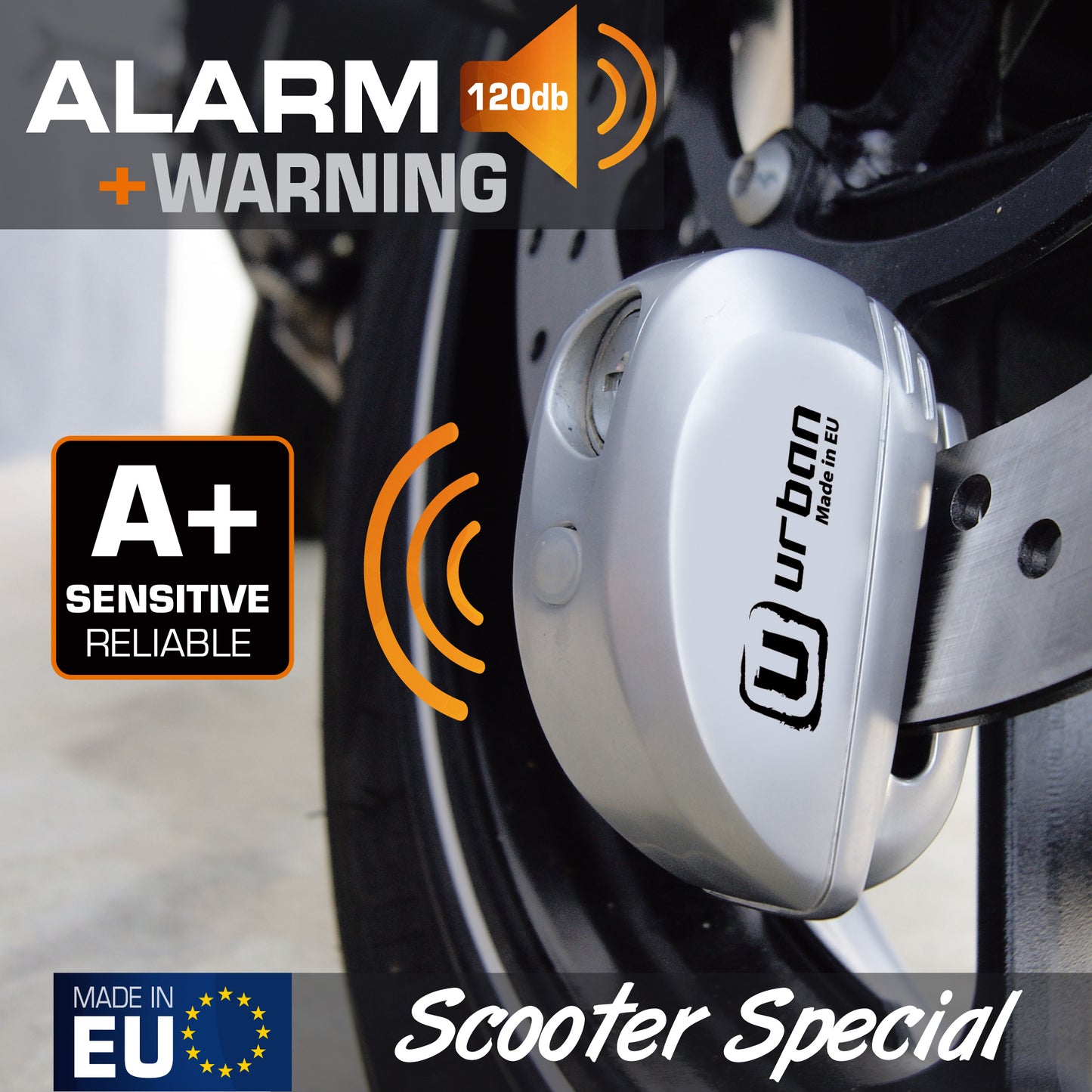 Antirrobo Alarma Moto Urban UR22 - URA Moto