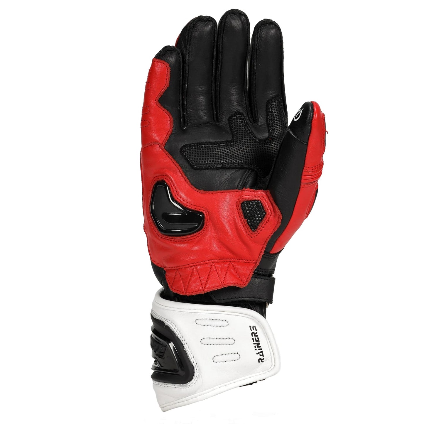 Guantes Racing X-PRO R Rojo CE Rainers | Piel + TPU Completa - URA Moto