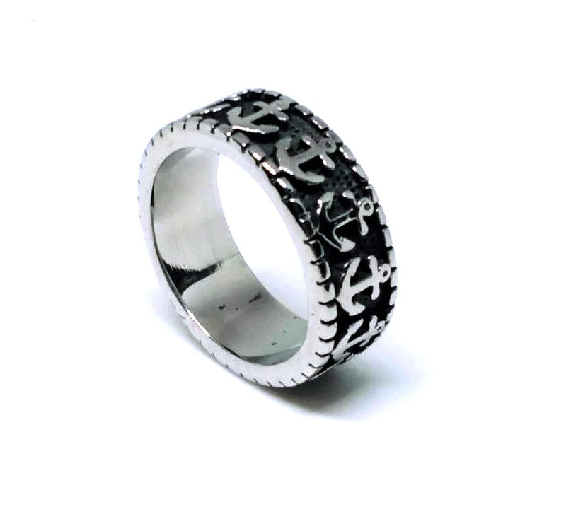 Anillo acero ancla - URA Moto