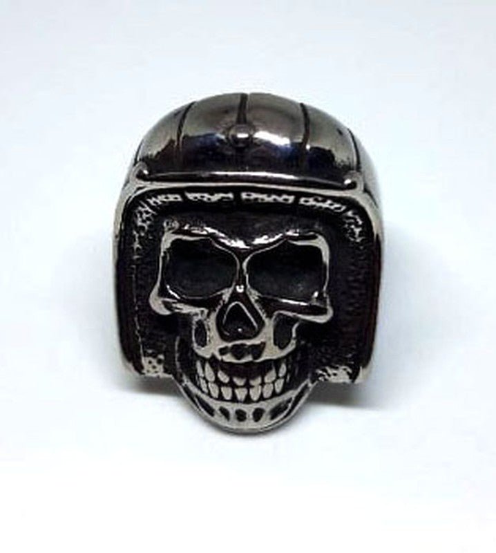Anillo acero Calavera Casco Moto - URA Moto