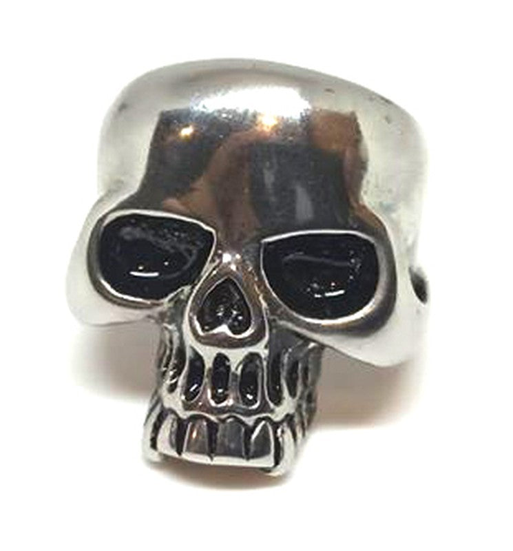 Anillo acero Calavera detalle lateral - URA Moto