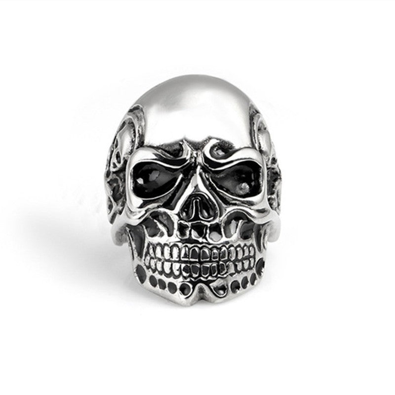 Anillo Acero Calavera Esqueleto Lateral - URA Moto