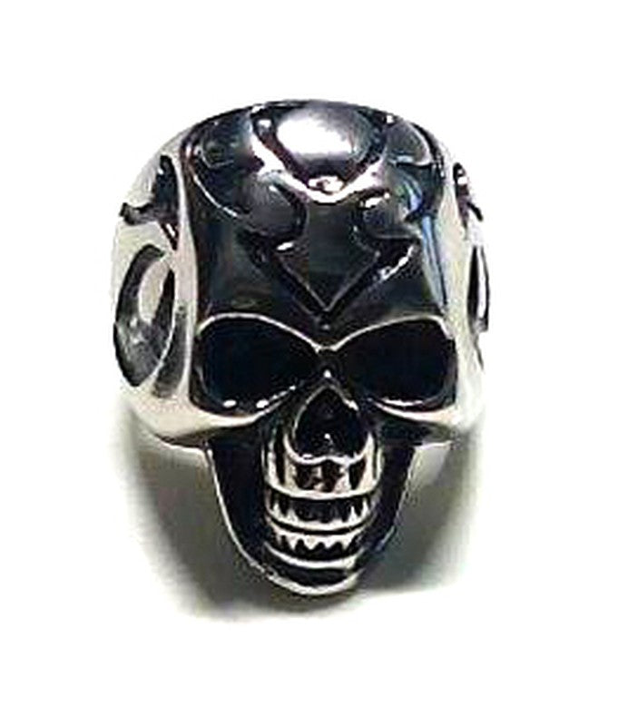 Anillo acero calavera señales - URA Moto